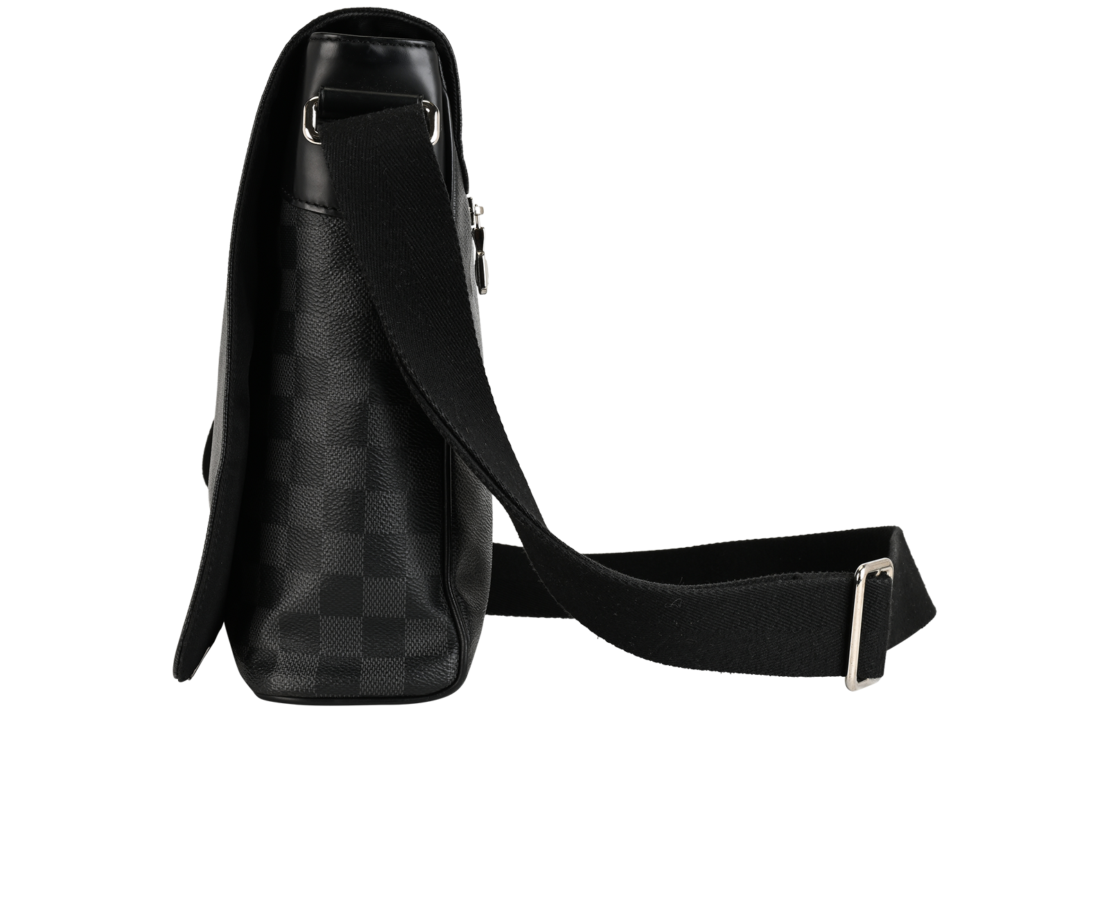 District GM, &pound;695, Handbags, Black, Canvas, Bottom view